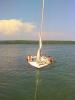 Na peryskopowej;)) Holowanie łodzi do najbliższego brzegu (okolice Pieczysk)